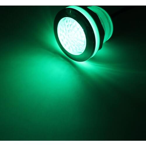 100 pcs waterproof RGB underwater bathtub LED hot tub lamp hole size 53-55mm-60mm LED Spa light 4 PINS wire without controller