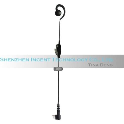 VOIONAIR 2pcs/lot C Shape Outside Ear Ear Hook Earpiece For Motorola Radio 2Pin GP88 CP150 CP200 PRO3150