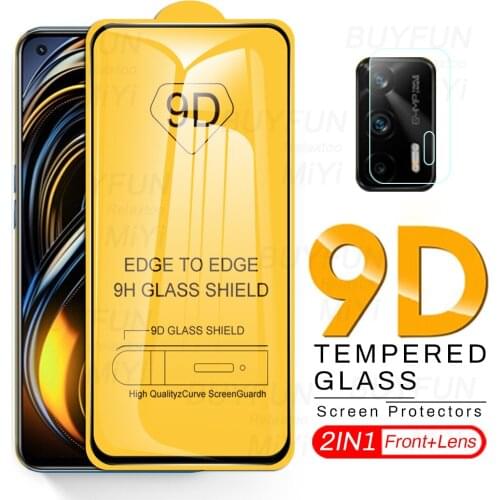 9D Full Glue Tempered Glass On Realmi GT Camera Protectors For Realme Realm Relme GT Neo 5G RealmeGT Toughened Guard Film Cover