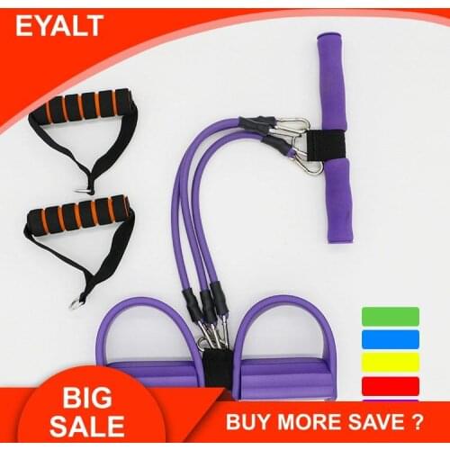 3 PCS Pipes Pedal Pull Ups Sit Abdominal Organs Mens and Womens Fitness Equipment