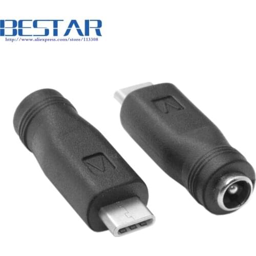 USB 3.1 Type C USB-C to DC 5.5 2.1mm Power Jack Extension Charge Adapter Connector Adaptor for New Macbook