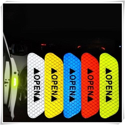 Car Accessories Exterior Reflective Door Stickers DIY for Renault Latitude Laguna Frendzy 20 Megane Kadjar Sand-up Ondelios