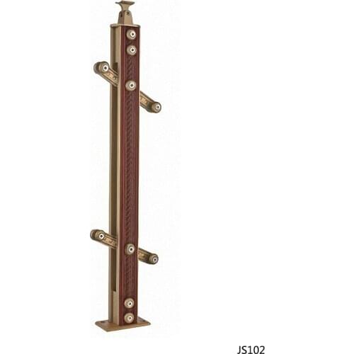 Freeshipping 950mm JS102 Column Customade Floor Mount Newel Handrail Armrest Post Pillar Pole for Staircase