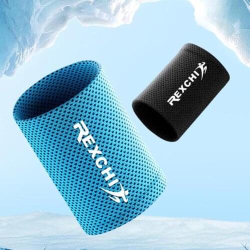 Wrist Brace Support Breathable Ice Cooling Sweat Band Tennis Wristband Wrap Sport Sweatband