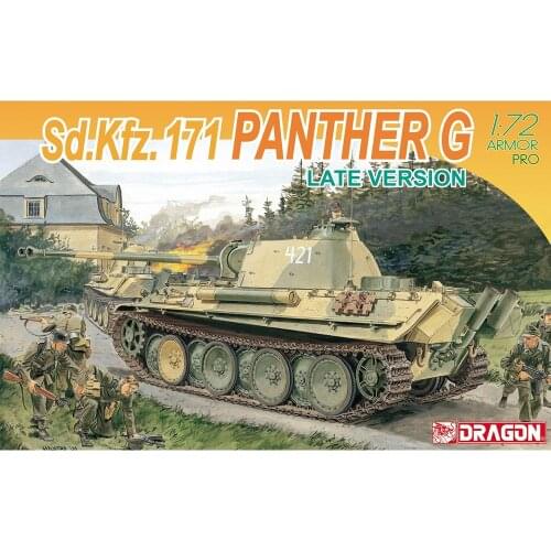 DRAGON 7206 1/72 German Sd.Kfz.171 Panther G Late Version - Scale Model Kit