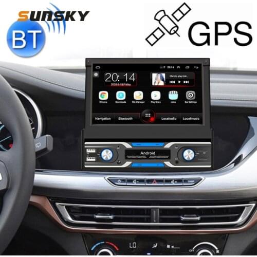 HD 7 inch Car Stretch Android Player GPS Navigation Bluetooth Stereo Radio, Support Mirror Link & FM & WIFI