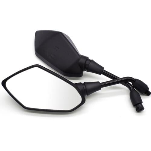 Quality Motorcycle Side Mirror Carbon Fiber White Glass Rearview Mirrors For Honda VFR800 VFR750 VTR1000 CBR 125R 300R 500R RC51