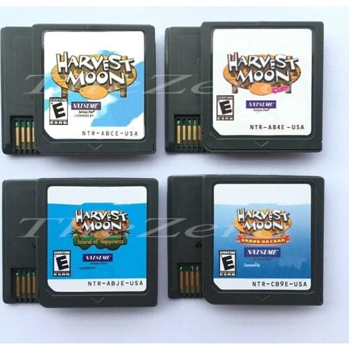Harvest Moon Series Video Game Cartridge Console Card US Version for DS3DS2DS Console