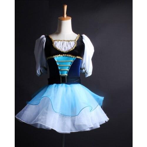 Classical Ballet Party Costume For Women Velvet Ballet Dress For Girls Children Ballet Dance Clothes Adult Ballerina Dancewear