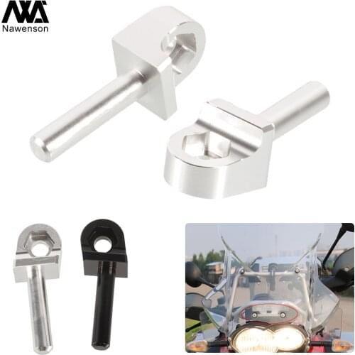 Motorcycle Windscreen Bracket Set Accessories Aluminum Mounting Fixed Bolts Lower Screw Fastener Holder for R1200GS 2004-2012