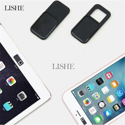 6CS/Lot Webcam Cover Ultra Thin Plastic Cover Shutter Magnetic Slider Plastic Camera Cover For Android iOS PC Laptop Smartphones