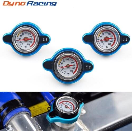 Racing Thermost Radiator Cap Cover With Water Temp gauge 0.9 BAR or 1.1 BAR or 1.3 BAR Cover (Big head) Without Logo