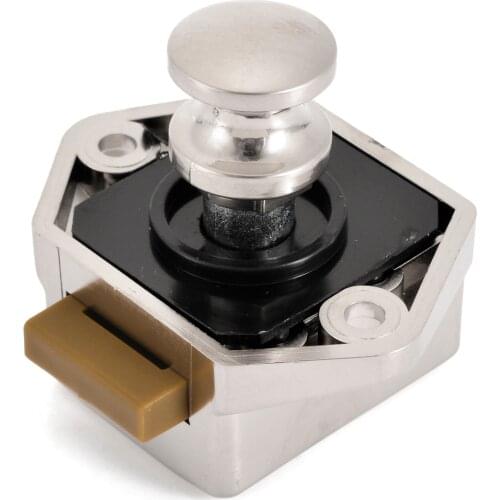 Mini Caravan Motorhome Lock Mayitr Push Button Drawer Cupboard Door Catch Lock Top Quality Door Lock