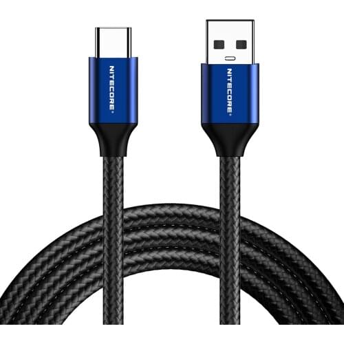 NITECORE UAC20 TYPE-C nylon fast charging data cable, multiple protection, safety and stability