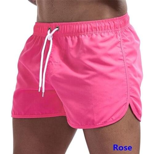 New Men Fitness Bodybuilding Shorts Dry Sportswear Jogger Beach Short Pants Man Summer Gyms Workout Male Breathable Mesh Quick