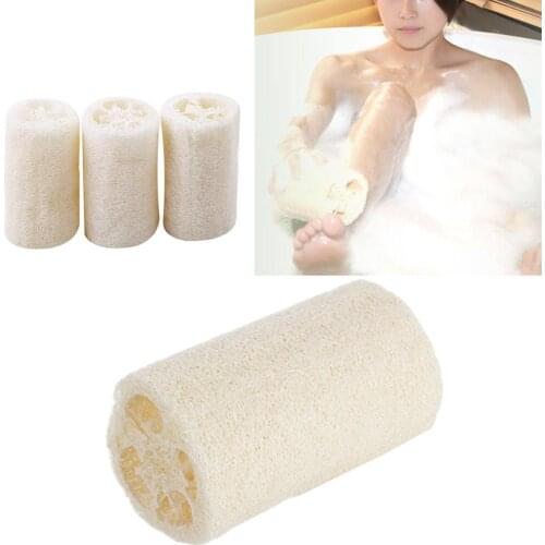 Natural Shower Scrubber Full Loofah Exfoliation Natural Loofah Gourd Sponge Bath Rub Dishes Cleaning Exfoliating Scrubber Tool