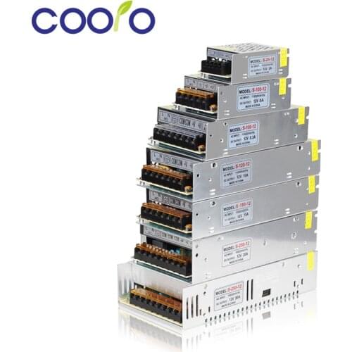 LED Driver DC12V Lighting Transformer Power Adapter For LED Strip light Switch Power Supply 2A 5A 8.3A 10A 15A 20A 30A