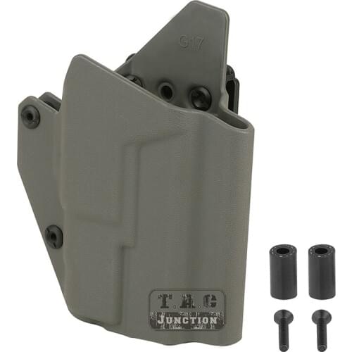 Tactical APL Compact Pistol Light Version Holster With Screws OWB Light-Compatible Kydex Holster Case For Glock 17 19 FG