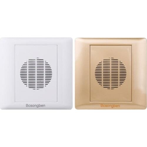 86 Type Embedded Smart Wired Doorbell Hotel Not Disturbed Door Bell Flame Retardant Home Office Access
