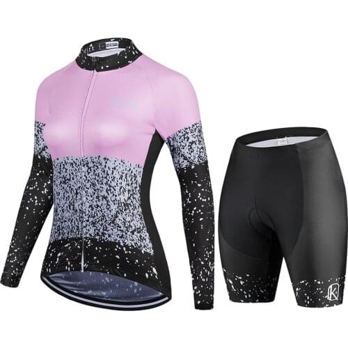 Woman Cycling Shorts Ciclismo Cyclist Bermuda Pad GEL Kafitt Summer Feminine Cycling Long Sleeve Shirt Road Bike Blouse Clothing