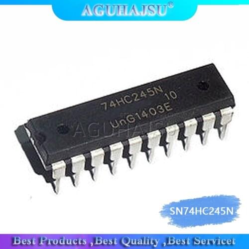 10PCS SN74HC245N DIP20 SN74HC245 DIP 74HC245N DIP-20 74HC245 HD74HC245P new and original IC