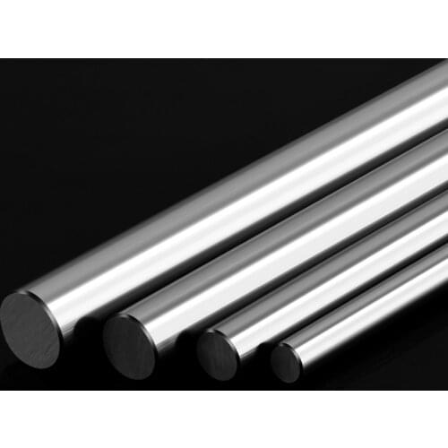 4PCS/lot Optical Axis 200 300 400 500 600 mm Smooth Rods 8mm Linear Shaft Rail 3D Printers Parts Chrome Plated Guide Slide Part