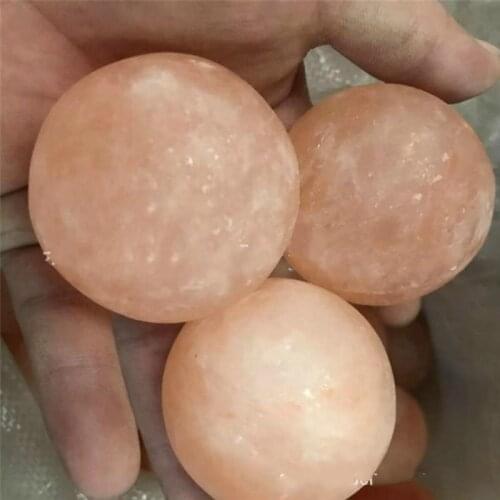 5pcs per lot Himalayan rock salt bath salts beauty ball salt bath salt soap salt stone