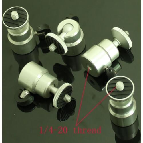 5x Mini Ball Head 1/4 thread with Lock for flash bracket and camera and tripod