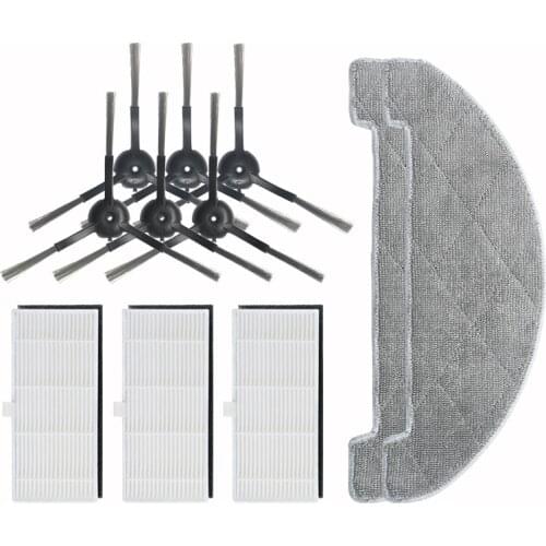 8Pcs Robot Side Brush Mop Hepa Filter for Proscenic M70 M7 Robot Vacuum Cleaner Parts Accessories Replacement Kit