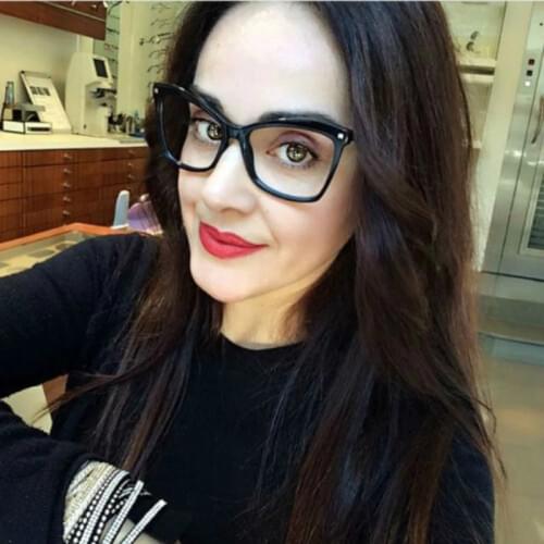 Brand Designer Fashion Women Men Butterfly Retro Full Frame Glasses Quality Eyeglasses Oversized Optical Myopia Metal Spectacle