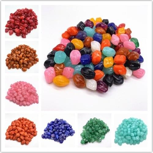 Wholesale 20pcs 15x10mm Pear Shape Beads Imitation Stone Beads for Jewelry Making Bracelet Pendant DIY