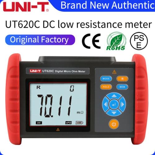 UNI-T UT620C Digital Micro Ohm Meter DC low resistance meter Cable wire/coil/motor resistance tester