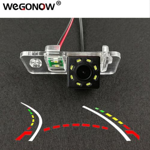 HD Wireless Car CCD Rear Camera Fisheye 4 8 12 led dynamic Night Vision waterproof For Audi S5 Q7 A8 A6 A6L A8 A4 A3 1997-2014