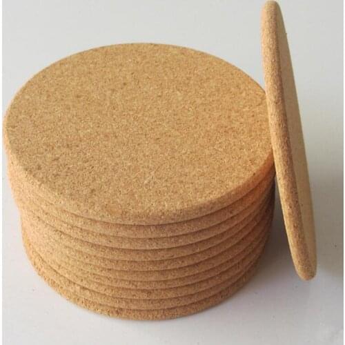 Classic Round Plain Cork Coasters Drink Wine Mats Cork Mats Drink Wine Mat ideas for wedding and party gift LX6525
