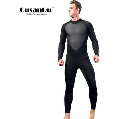 Diving Suit Jellyfish Suit Male One-piece Warmth Thickened Snorkeling Sunscreen Clothing Adult Equipment Long-sleeved Swimsuit