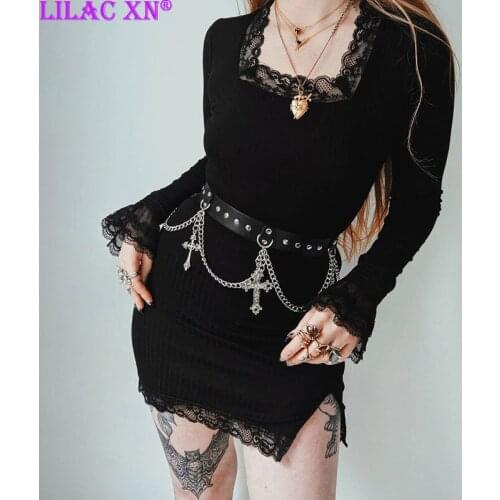 Модные вязаные платья Lilac XN China At AliExpress