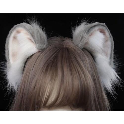 New Original Designing Mouse Ears Hairbands Hairhoop Brown Gray Headwear Advance Sale Made in the end of May Costume Accessories
