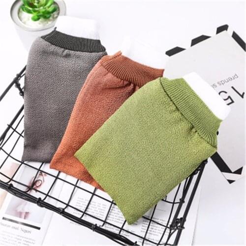 Moroccan Hammam Bath Scrub Glove Exfoliating Body Facial Tan Massage Glove Exfoliator Glove Random Color Bath Shower Wash Hot