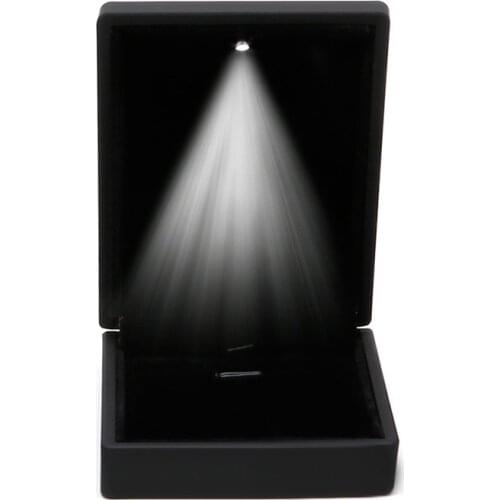 Premuim Pendant Necklace LED Light Gift Box Case Jewelry Display Wedding Supply