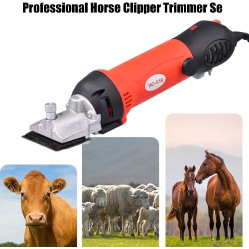 Professional Horse Clipper Heavy Duty Pet Trimmer Set For Horse Horse Goat Pony Cattle And Large Dogs Hair Clippers With 6 Speed