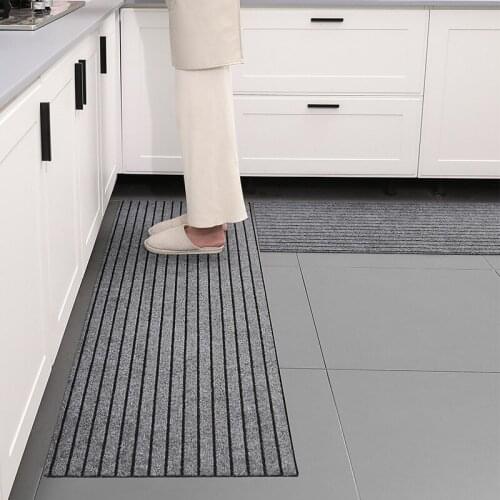 Anti Slip Kitchen Mat for Floor Modern Bath Carpet Entrance Doormat Living Room Rugs for Bedroom Stripe Long Kitchen Carpets