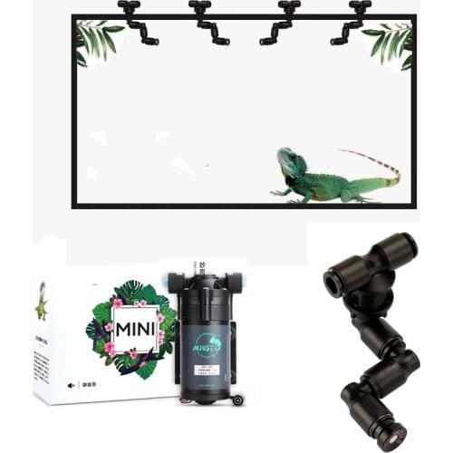Reptiles Fogger Mist Sprinkler Rainforest Tank Pet Humidification Cooling system Reptile Pet Terrarium Misting System
