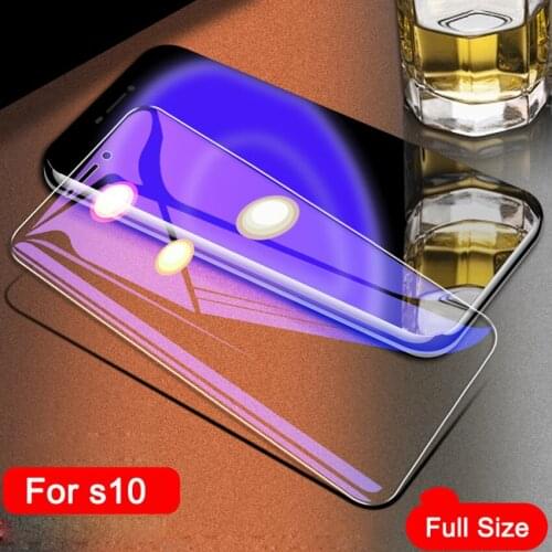 Tempered Glass Screen Protector For Samsung galaxy S10 lite plus Full Size Curved Edge Film Cover