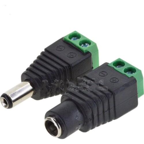 10Sets DC plug DC005 power plug 5.5 * 2.1MM 5.5MM aperture plug welding Connector 5.5MMX2.1MM