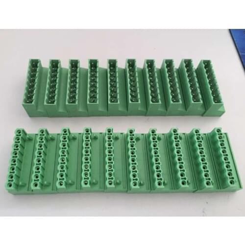10Pairs 8P 5.08mm Universal PCB Pluggable in Screw Terminal Block Connector WJ/KF2EDGRK-5.08MM-8P