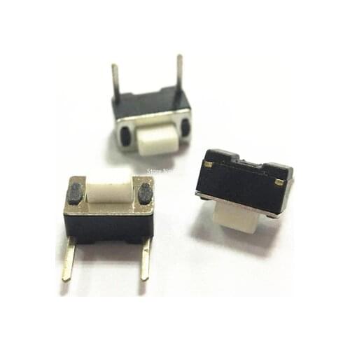 20Pcs 3*6*5mm White Side Feet 2 Pins Touch Button Micro Switch ON/OFF Without Positioning column For Arduino Maker Induction