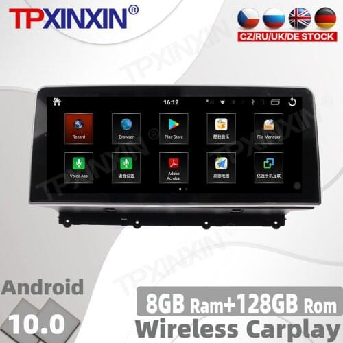 8 +128GB Android 10.0 For BMW X3 2011 2012 - 2017 Car Radio Multimedia Video Player Navigation GPS Accessories Auto 2din No DVD