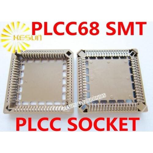 FREE SHIPPING 19PCS PLCC68 PLCC 68pins SMT type IC Socket