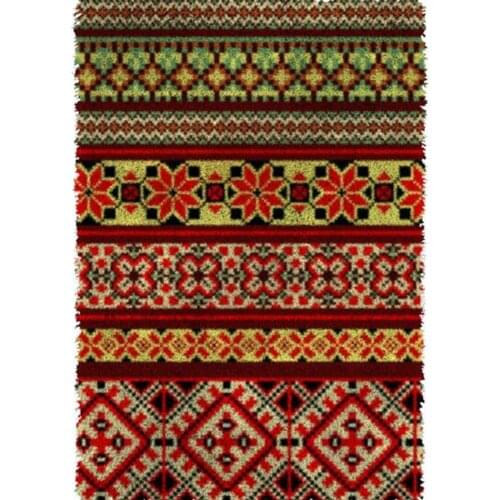 DIY Carpet embroidery with Pre-Printed Pattern Latch hook rug kits for Adults Knotted carpet kit Foamiran for needlework