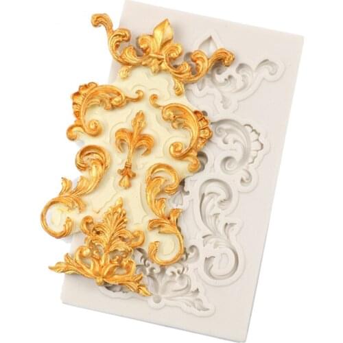 DIY Relief flowerpot mold cement crafts succulent bonsai potted cake baking silicone mold Valentines Day